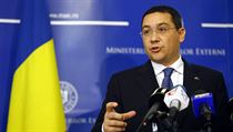 Rumunský sociálnědemokratický premiér Victor Ponta. Rumunský sociálnědemokratický premiér Victor Ponta.