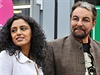 Indick herec Kabir Bedi s ptelkyn Parveen Dusanjovou