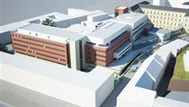 Vizualizace Mezinárodního centra klinického výzkumu v Brně. Vizualizace Mezinárodního centra klinického výzkumu v Brně.