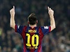 Lionel Messi slav rekordn gl.