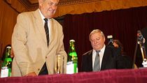 Miloš Zeman (vlevo) a Miroslav Šlouf při zakládání nové politické strany, SPOZ. | na serveru Lidovky.cz | aktuální zprávy