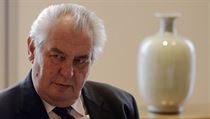 Miloš Zeman během rozhovoru s českými novináři v Dušanbe. | na serveru Lidovky.cz | aktuální zprávy