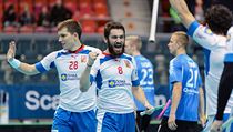 Útočník Jan Natov se raduje z gólu na 4:1. Celkově si proti Estonsku připsal 5... | na serveru Lidovky.cz | aktuální zprávy