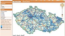 Mapa pokrytí Česka 3G a LTE sítí společnosti T-Mobile. | na serveru Lidovky.cz | aktuální zprávy