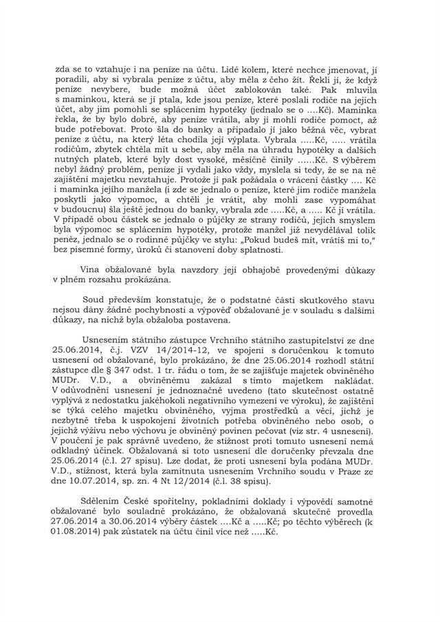 Rozsudek nad Stanislavou Dbalou v kauze Homolka, str. 3