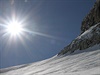 Zasnené svahy jiních Tyrol na cest k osad Campill lákají skialpinisty i...
