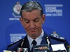 Policejn komisa Andrew Scipione promlouv na tiskov konferenci o toku v...
