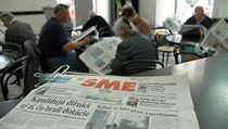 Slovenský deník Sme se ve druhé polovině roku 2014 potýká s odlivem čtenářů. | na serveru Lidovky.cz | aktuální zprávy
