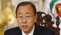 Generln tajemnk OSN Pan Ki-mun na jednn v Lim.