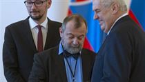 Miloš Zeman, Hynek Kmoníček a Jiří Ovčáček. | na serveru Lidovky.cz | aktuální zprávy