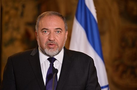 Izraelský ministr zahraniních vcí Avigdor Lieberman.