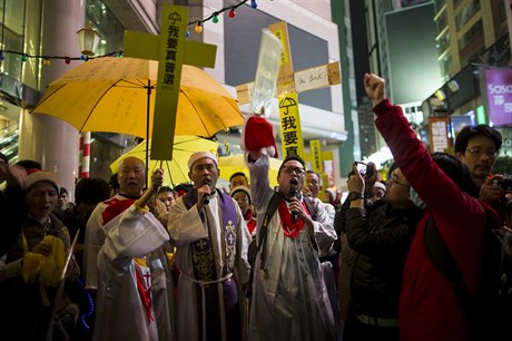 Demonstranti v Hong Kongu optovn vyli do ulic