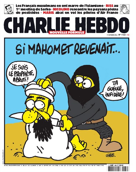 Kdyby se Mohamed dnes vrátil... Mohamed: "Jsem prorok, pitome!". Terorista mu...