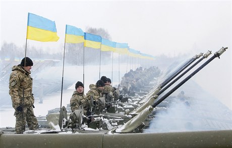 Ukrajintí vojáci (ilustraní fotografie).