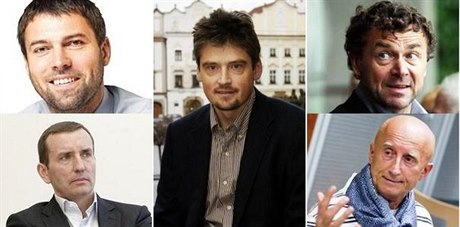 Miliardái: Petr Kellner, Marek Dospiva, David Beran, Pavel Tyka a Ivo Valenta.