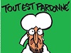 Takto vypad nov tituln strnka francouzskho tdenku Charlie Hebdo.