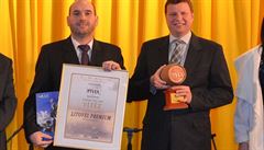 Cenu za nejlepí leák v souti Zlatý soudek PIVEX 2015 vyhrál Litovel...