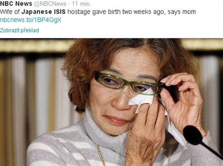 Kendi není nepítelem Islámského státu, pláe matka japonského váleného...