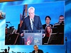 Prezident Zeman pi projevu na Konferenci k 70. vro osvobozen Osvtimi.
