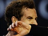 Takhle ne! Andy Murray lituje zkaen vmny.