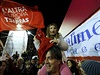 Pznivci hnut Syriza oslavuj vsledky voleb v ecku