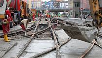 Oprava tramvajové tratě | na serveru Lidovky.cz | aktuální zprávy