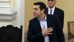 Alexis Tsipras sloil v prezidentském paláci v Aténách premiérskou pípravu.