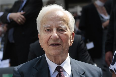 Richard von Weizsaecker na snímku z ervna 2014