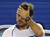 Co mm zmnit? Utrpen Wawrinka bhem semifinle Australian Open.