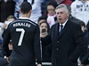 Ronaldo odchz kolem trenra Realu Madrid Carla Ancelottiho ze hit.