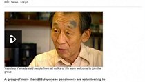 BBC informuje o dobrovolnch sborech japonskch dchodc. 