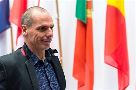 ecký ministr financí Janis Varufakis na summitu v Bruselu