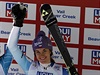 MEDAILISTKY ZE SLALOMU POHROMAD. Uprosted je vítzka Mikaela Shiffrinová,...