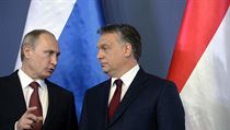 Ruský prezident Vladimír Putin při jednání s maďarským premiérem Viktorem... | na serveru Lidovky.cz | aktuální zprávy