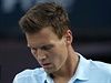 Tom Berdych na turnaji v Dubaji.