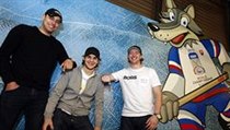 Zleva: Pavelec, Frolík, Voráček. | na serveru Lidovky.cz | aktuální zprávy