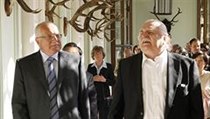 Václav Klaus a Milan Knížák při otevření nové dětské expozice na zámku v Lednici | na serveru Lidovky.cz | aktuální zprávy