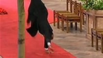 Kostelník právě dělá hvězdu na červeném koberci ve Westminsterském opatství. | na serveru Lidovky.cz | aktuální zprávy