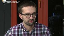 Sergej Leščenko ve vysílání ukrajinské stanice Hromadske.tv. | na serveru Lidovky.cz | aktuální zprávy