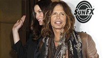 Zpvk skupiny Aerosmith Steven Tyler se svou dcerou Liz, znmou herekou.