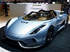 The Koenigsegg Regera hybrid supercar is seen during the second press day ahead...