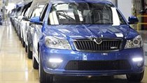 Montážní linka vozů Škoda Octavia 13. dubna v Mladé Boleslavi. | na serveru Lidovky.cz | aktuální zprávy