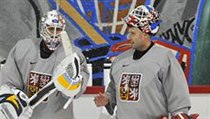 Tomáš Vokoun (vpravo) a Ondřej Pavelec. | na serveru Lidovky.cz | aktuální zprávy