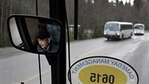 Pohled z oficiálního busu olympiády. | na serveru Lidovky.cz | aktuální zprávy