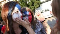 Čeští fanoušci před zápasem českých basketbalistek. | na serveru Lidovky.cz | aktuální zprávy