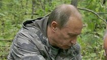 Vladimir Putin pzuje s uspanm tygrem