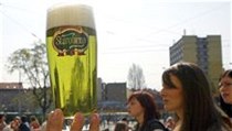 Zelené pivo na Zelený čtvrtek. To je již tradiční marketingový tah brněnského pivovaru Starobrno. | na serveru Lidovky.cz | aktuální zprávy