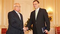 Povolební vyjednávání: Václav Klaus a Petr Nečas. | na serveru Lidovky.cz | aktuální zprávy