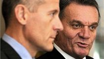 Kandidáti na primátora za TOP 09 Zdeněk Tůma (vlevo) a za ODS Bohuslav Svoboda | na serveru Lidovky.cz | aktuální zprávy