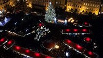Na Staroměstském náměstí se rozzářil vánoční strom | na serveru Lidovky.cz | aktuální zprávy